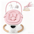 TimChic - Columpio eléctrico portátil para bebés, con detección automática de balanceo, 5 velocidades, 3 alturas, control remoto, para recién nacidos a 9...